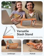 ESR iPhone 17 Series Classic Stash Stand Case with Camera Control Button (Frosted Orange) - Image 4