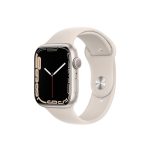 Apple Watch Series 7 (GPS) – Aluminium Case Starlight, Sports Strap Starlight – Regular