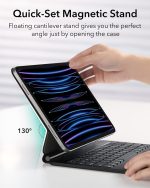 ESR Rebound Magnetic Keyboard Case For iPad Pro 11/12.9 Inch and Air 6/5/4